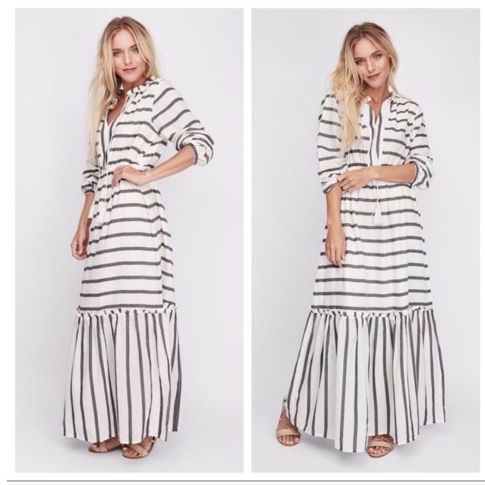 Solito Swim Hiba Boho Maxi Cover Up Maxi Dress